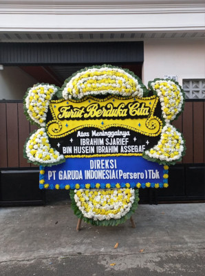 Papan Bunga Duka di Doyado